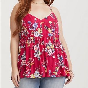 Torrid floral tank top (size 2)